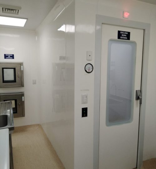 H. Rancagua - Instalación de transfer y Ducha de emergencia